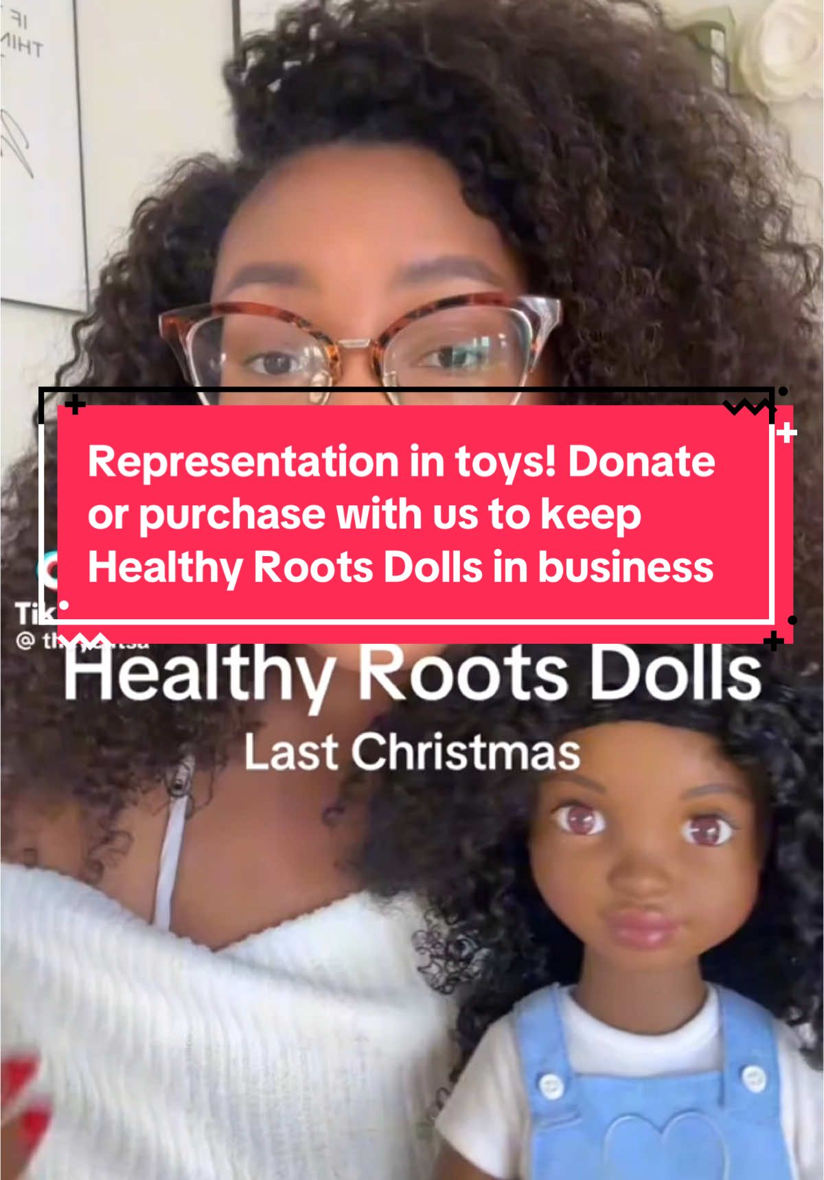 @Healthy Roots Dolls needs your help! You can donate or purchase a doll today to help them stay in business. Follow them, donate, or purchase at their link in bio. Let’s gooooo!  #BlackWomanOwnedSmallBusiness #Blackwomanownedbusiness #BlackWomanOwned #HealthyRootsDolls #Dolls #RepresentationMatters 
