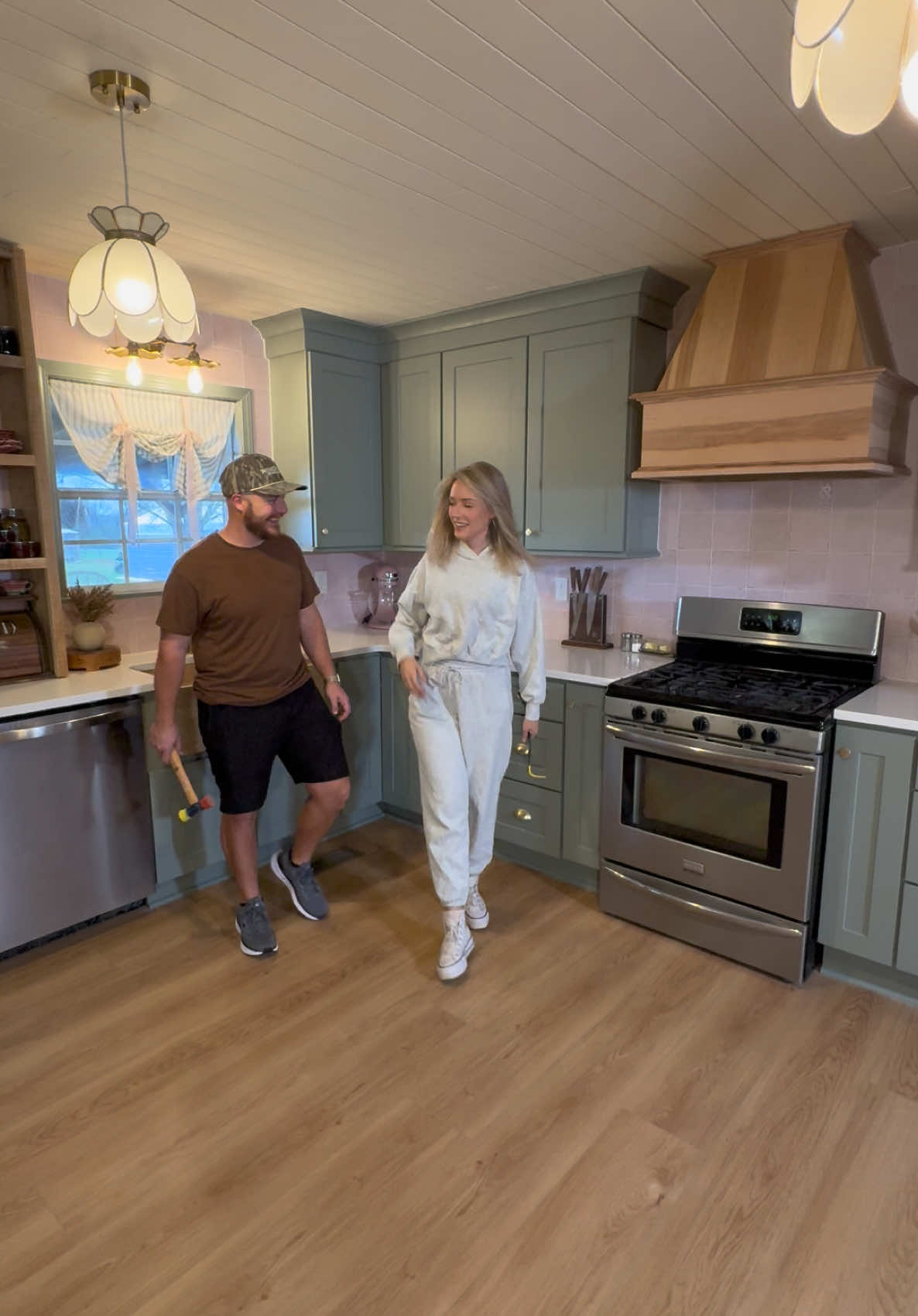 When your wife asks what you got her for Christmas 🎄 New floors from @THE FLOORING FACTORY  @mcmillanfloors in the finish laguna #flooringfactory #newfloors #homeremodel