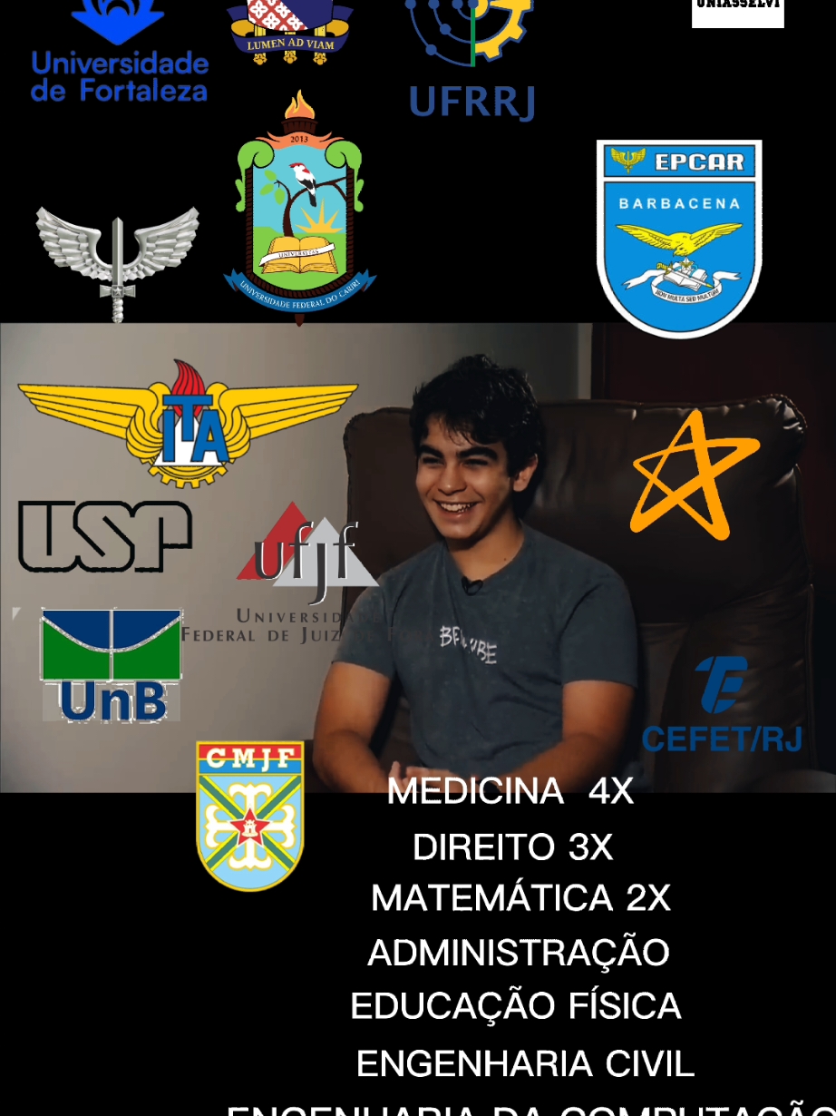 Imagina ser primo do Caio Temponi? 🎓 Um verdadeiro gênio, aprovado em 18 universidades! Um exemplo de talento, dedicação e esforço que inspira a todos. 🚀👏 #Gênio #Aprovado #Inspiração #Estudos #vestibular #university #studytok #aprovação #concurso 