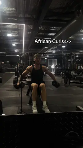 African curls are a game changer #perth #GymTok #fyp #gym #workout #viral 