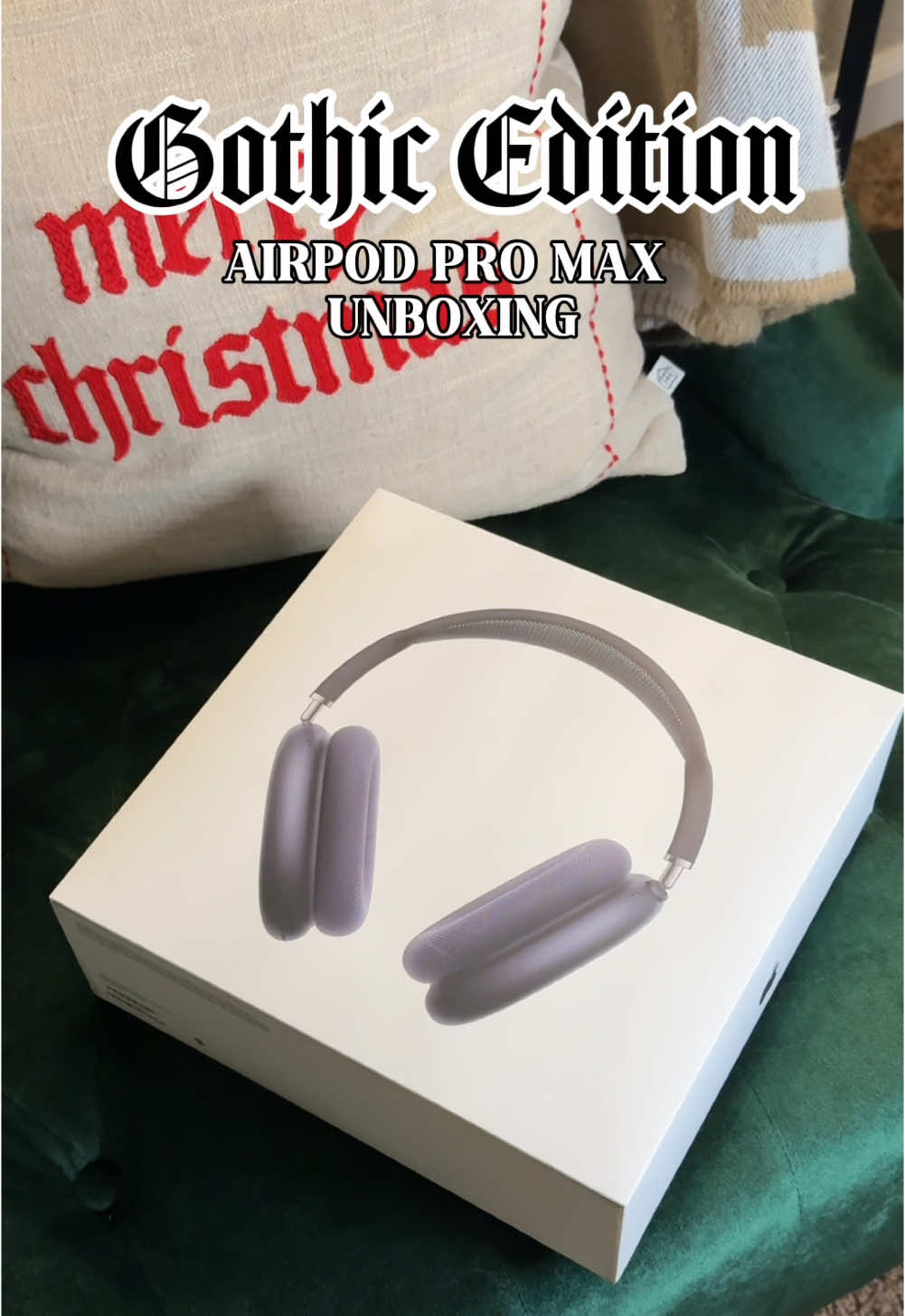 New black AirPods Pro Max unboxing! Gothic edition 🎧🖤❄️🕯️☕️🥀  #airpodsmax #airpodsmaxheadphones #airpodsmaxunboxing #appleunboxing #gothtech #gothic 