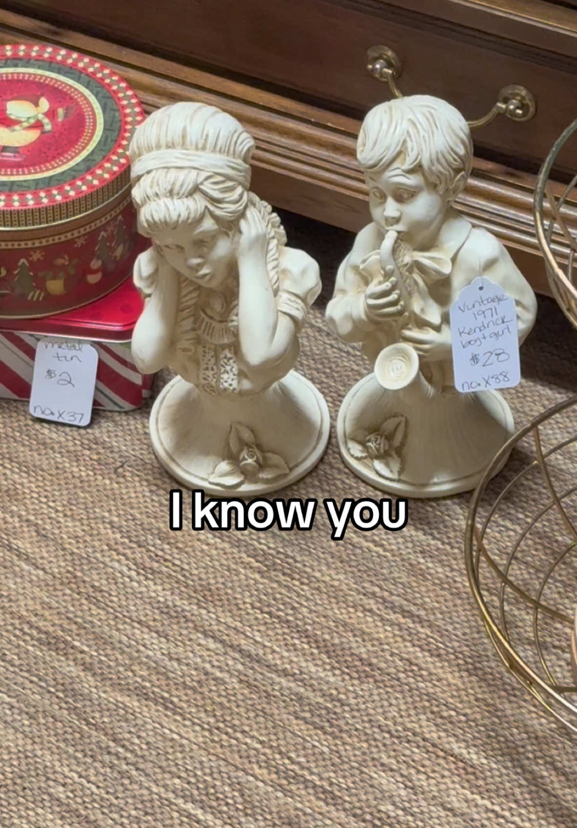 History repeats itself #antiquestore #antique #trumpetboy 
