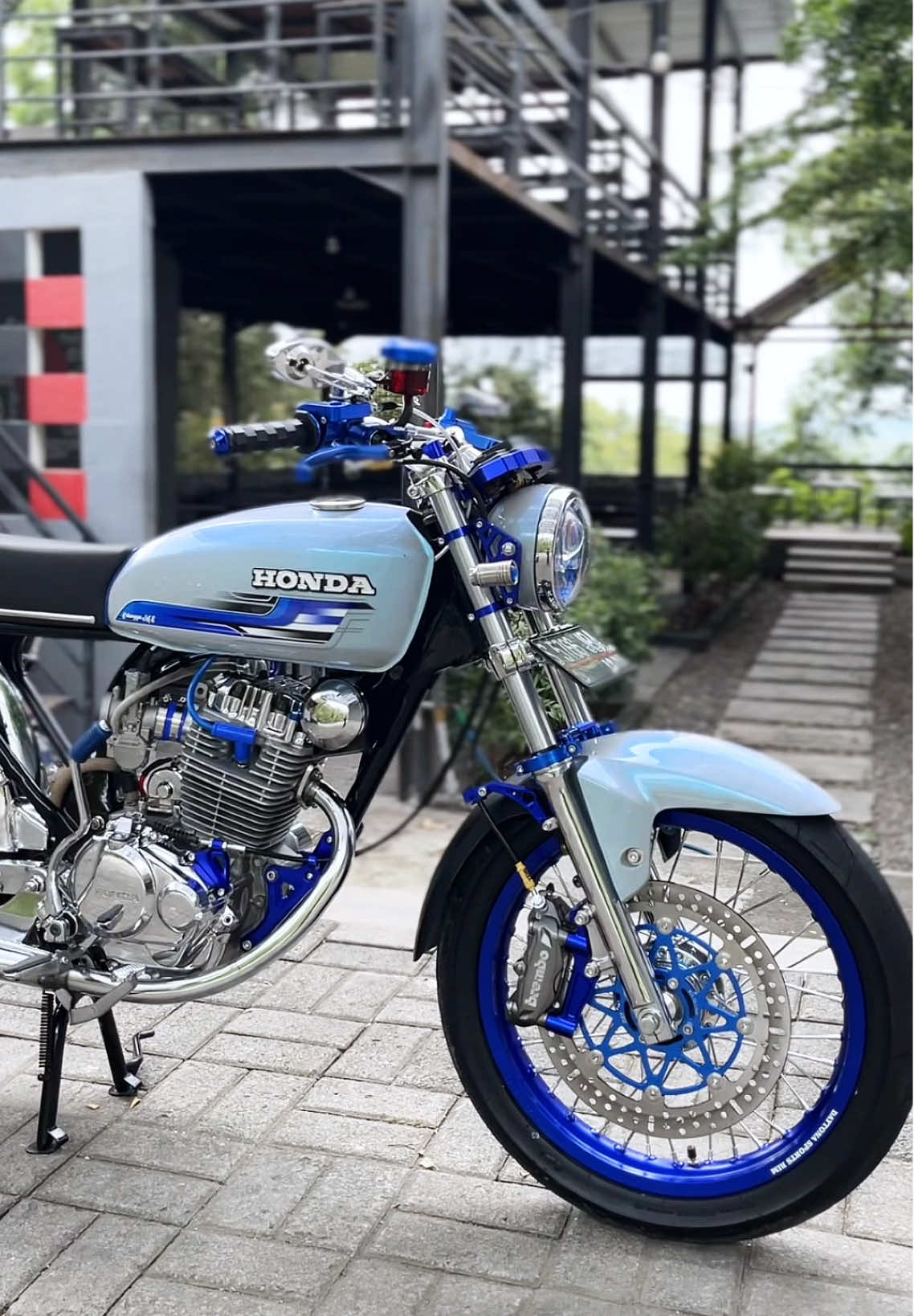 Done bos erlangga 🤩 siap meluncur gresik 🚛 #fyp #foryou #cb125se #cbgantengstyle 