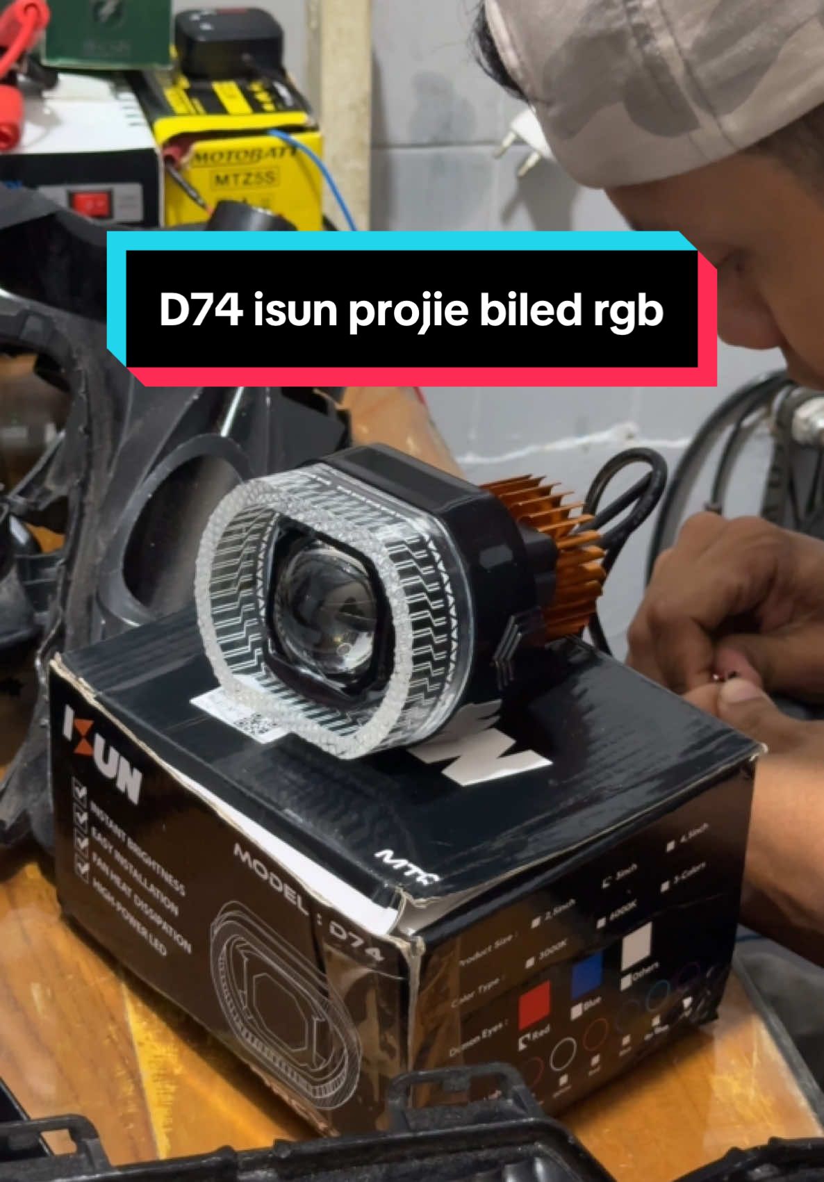 Projie biled rgb D74 isun rekomendasi projie biled shroud crystal rgb