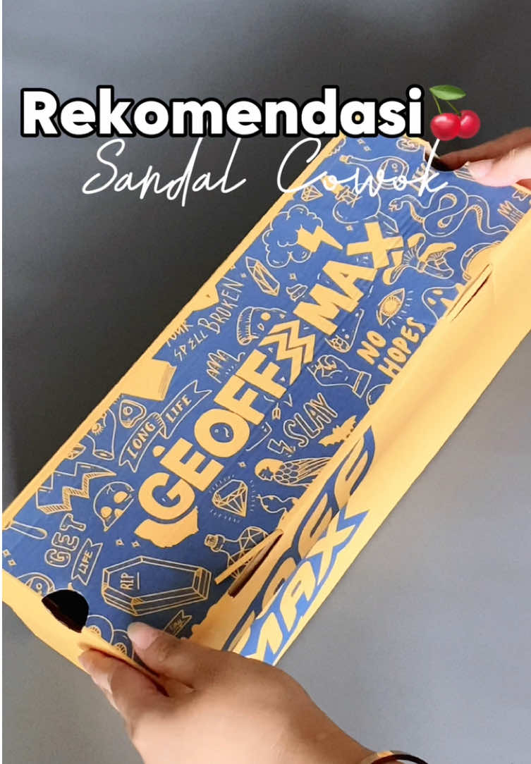 Buaat ciwi nih rekomen kado buat cowok nya bagus bgt. Sandal @Geoff Max gak pernah gagal😍😍 #geoffmax #sandalpria #slop #fypシ゚viral #rekomendasisandal 