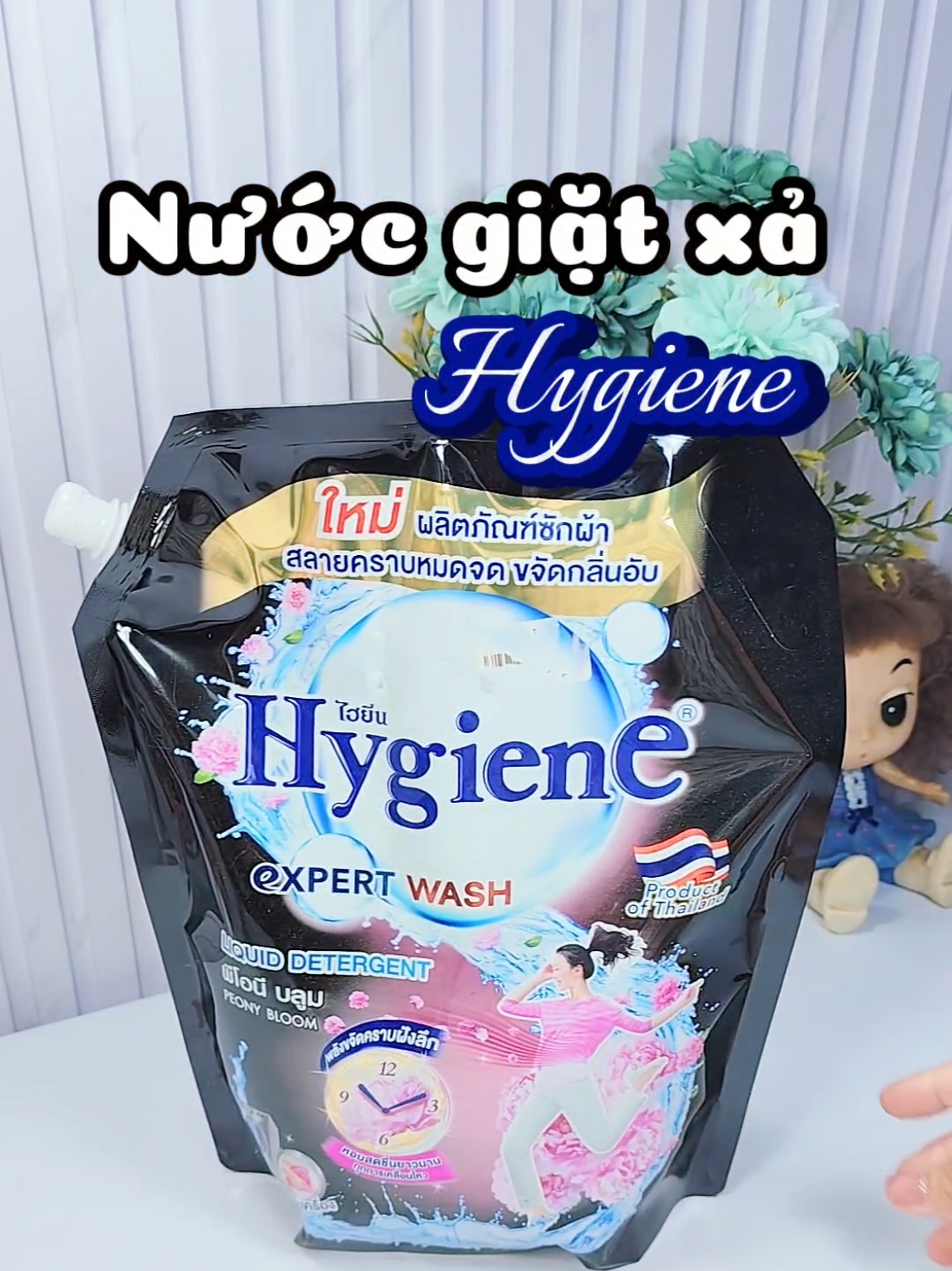 Nước giặt xả Thái thơm thơm #nuocgiatxa #nuocgiat #hygiene #thailand #CapCut 