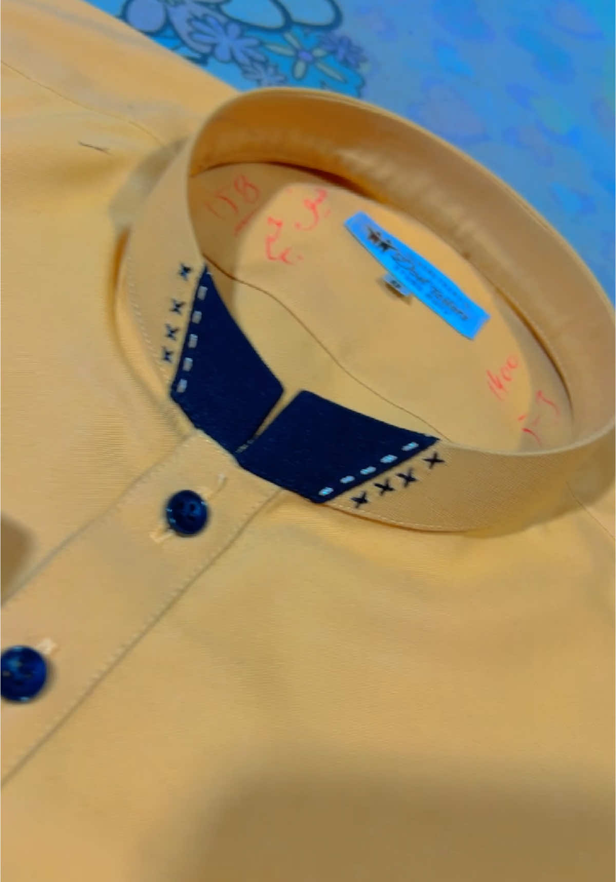 Golden Colour suit Balck Contrast #dost_tailors #foryou #fyp #viral #manfashion #sale #clothes #gents #shalwarkameez #onlineshopping #female #fashion #new #Design  