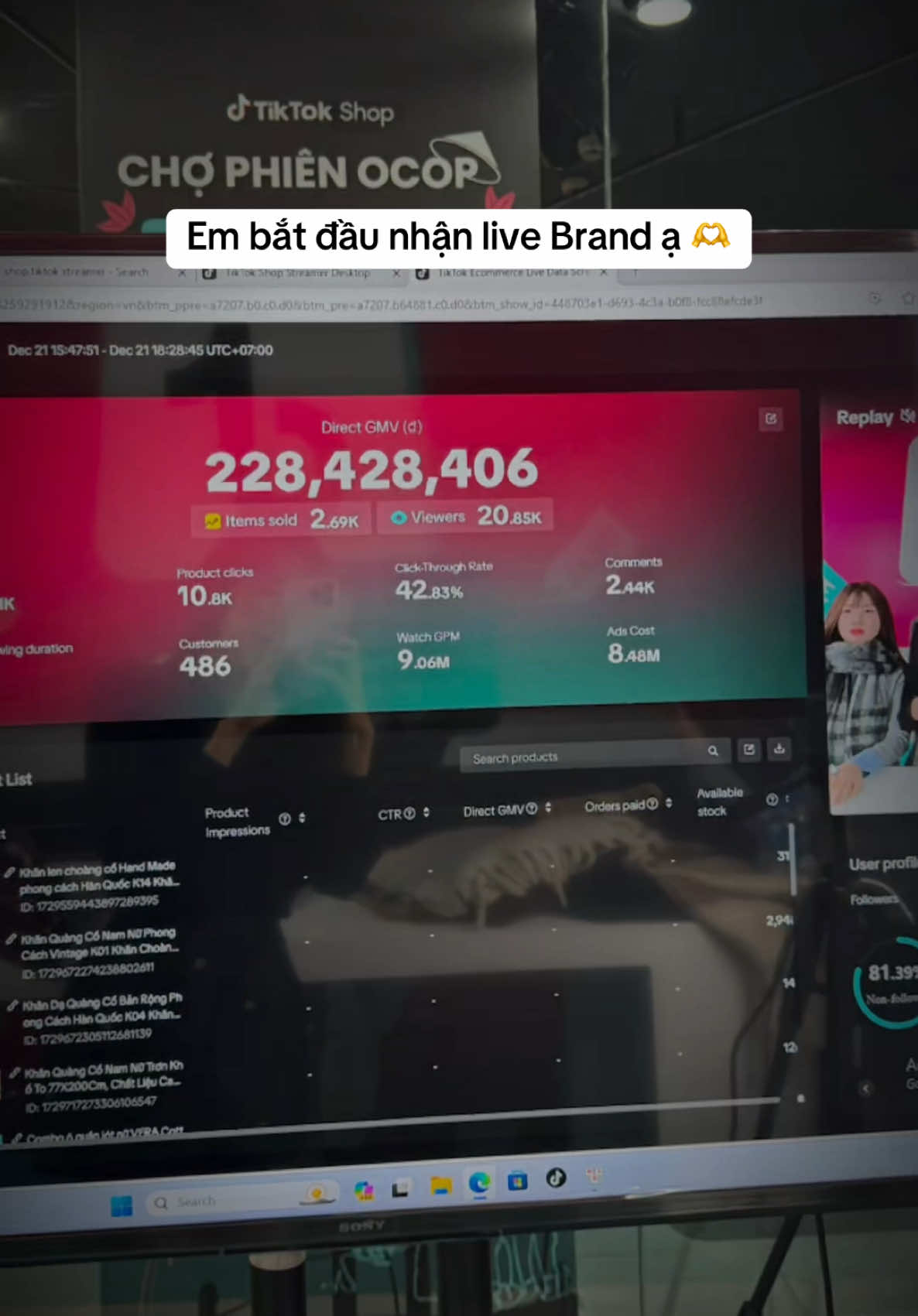 Lần đầu đi live độc quyền của cổ tại sự kiện Tiktok Creator house trong 2 tiếng 😁 Cảm ơn nhãn hàng, cảm ơn Tiktok, cảm ơn MCN ❤️    #xuhuong #lanhchanhreview #creatorhouseid #creatorhousebytiktok #creatorhouse 