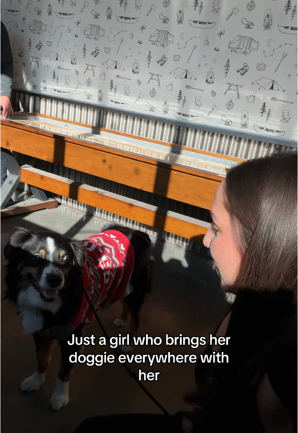 POV: us at a brewery in a mountain town on a friends cabin trip❤️🥹 #dog #dogsofttiktok #dogmom 