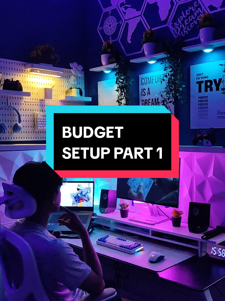 Membalas @sc100000000  Udah gua spill beberapa ya bang.. boleh klik keranjang kuningnya.. #wibgajian  #setupmeja  #desksetup  #setupgaming  #setupinspiration 