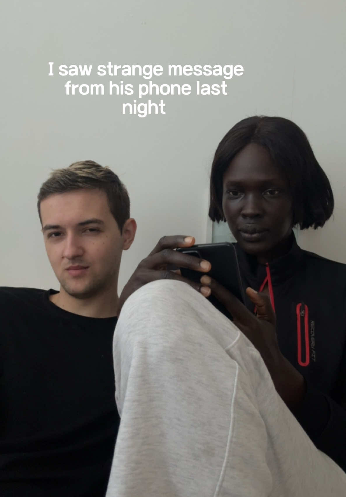 I saw a strange message from his phone last night 🥹#teddyabuk #foryoupage #tiktokglobal #boyfriend #couple 