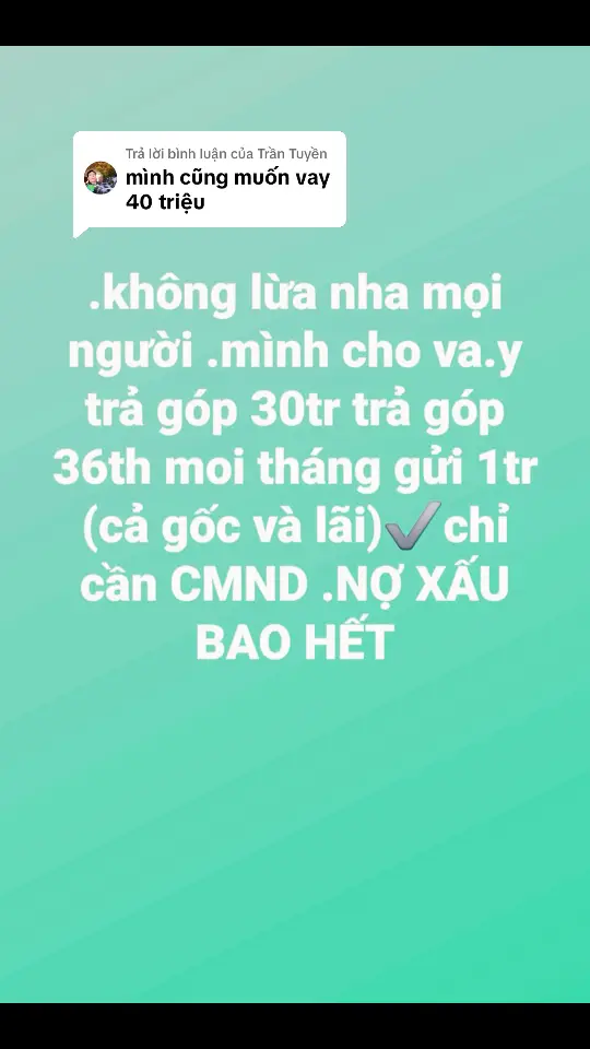Trả lời @Trần Tuyền #xuhuong #thinhhanh #vayvon 