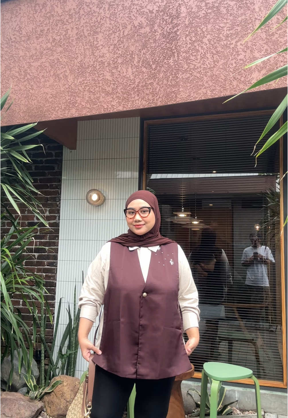 bb 80kg/160cm #fyp #outfitbigsize #vest #outfit 