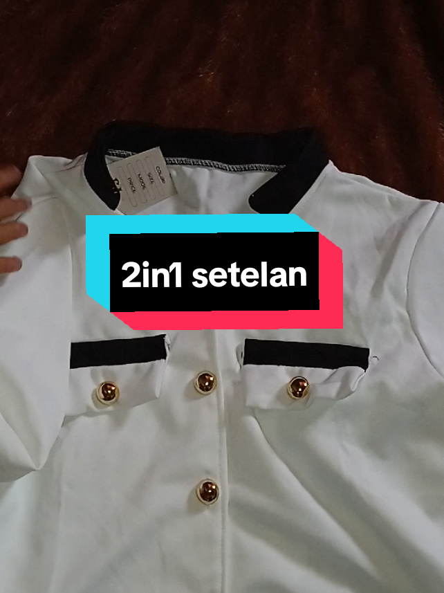 #setelan #oneset #2in1 #atasanwanita #bawahanwanita #rok #skirt #blazer #koreanstyle #remaja #pakaian #pakaianremaja #gebyarbelanjadesember #cuantanpabatas #wibgajian 