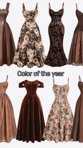Shade of brown color of the year 2025#dress #coloroftheyear #2025 #coloroftheyear2025 #outfit #brown #mochamousse #fyp 