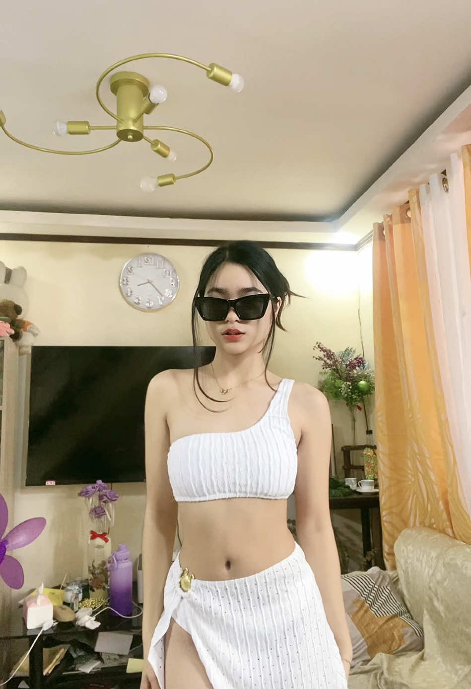 eyelet 3in1 swimsuit🐚🌊☀️👙🌴 | click the yellow basket🛒 #swimsuit #swimsuits #swimwear #3in1swimsuit #beachwear #beach #bikini 