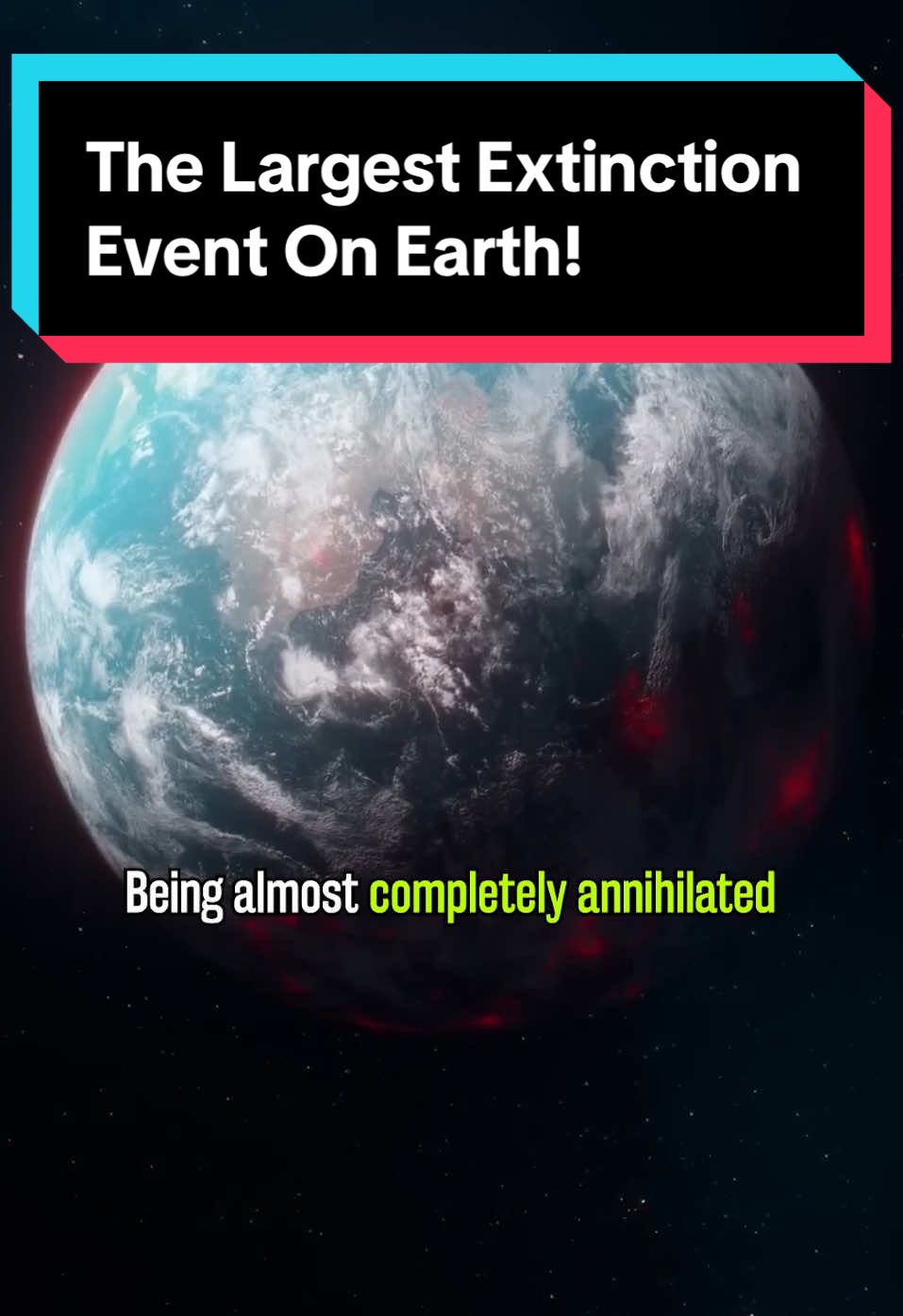 The Largest Extinction Event On Earth - The Great Dying #universe #space #Science #Astronomy #facts 