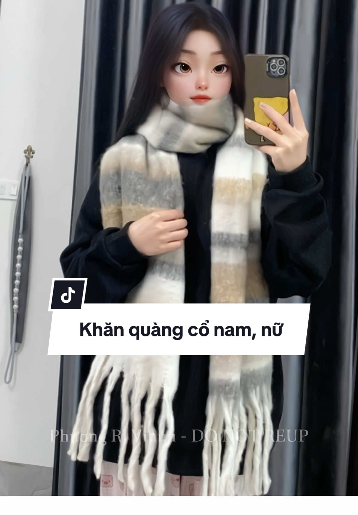 Khăn quàng cổ nam, nữ 😍 #riview #khan #muadong #xuhuong #tph203 #fyp 