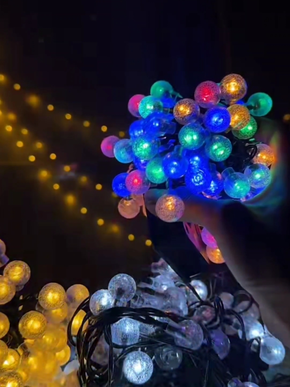 #ไฟตกแต่งสวน ไฟตกแต่ง ไฟลูกแก้วโซล่าเซล ไฟตกแต่งกลางแจ้ง !สินค้าพร้อมส่งในไทย! 