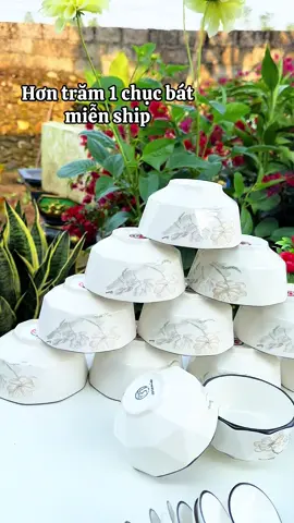 Lẻ chục bát ăn cơm của mẫu bát hoạ tiết vân kim cương #giadungtienich3 #xuhuong #xuhuongtiktok #hot #hanggiadung #batdia21chitiet #tet 