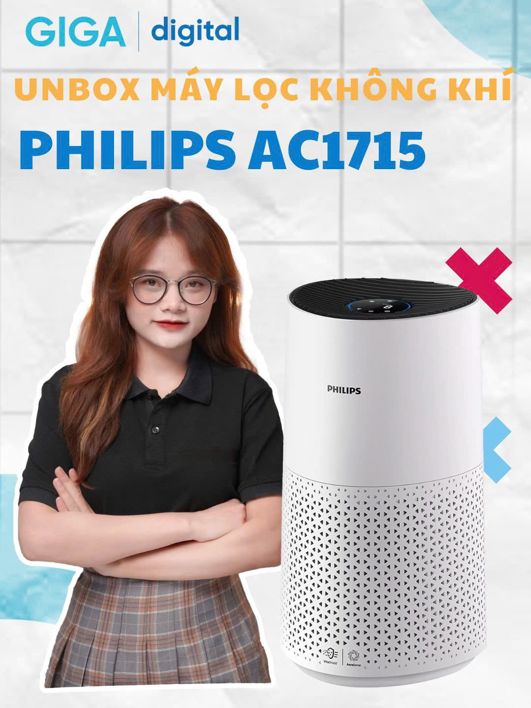 Cùng mình Unbox máy lọc không khí Philips AC1715 nào #philips #giga #hoplongecommerce #maylockhongkhi #unbox #tiktokxuhuong #ac1715