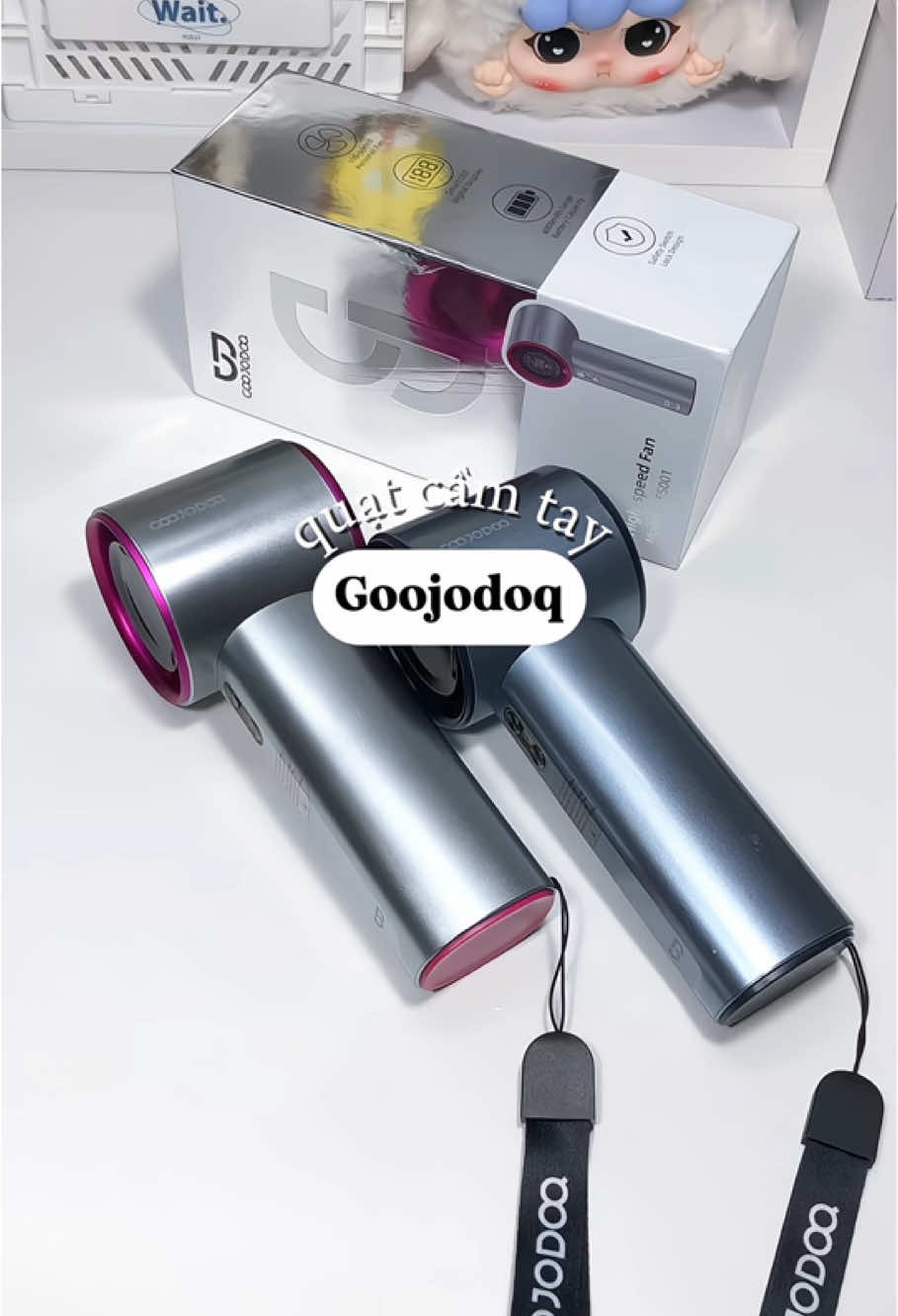Quạt cầm tay mới Goojodoq, 100 mức độ gió giá hssv ✨ #goojodoq #quatcamtay #hot #quatmini #quatcamtaymini #foryoupage #xuhuong #fyp #gikiunbox #unboxing #muataitiktok 