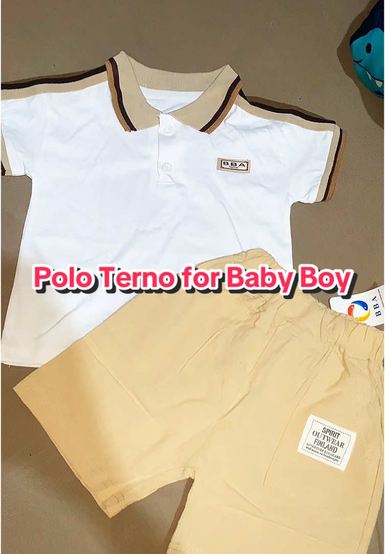 Polo Terno for Baby Boy #terno #polo #ternoforboy #fyp 