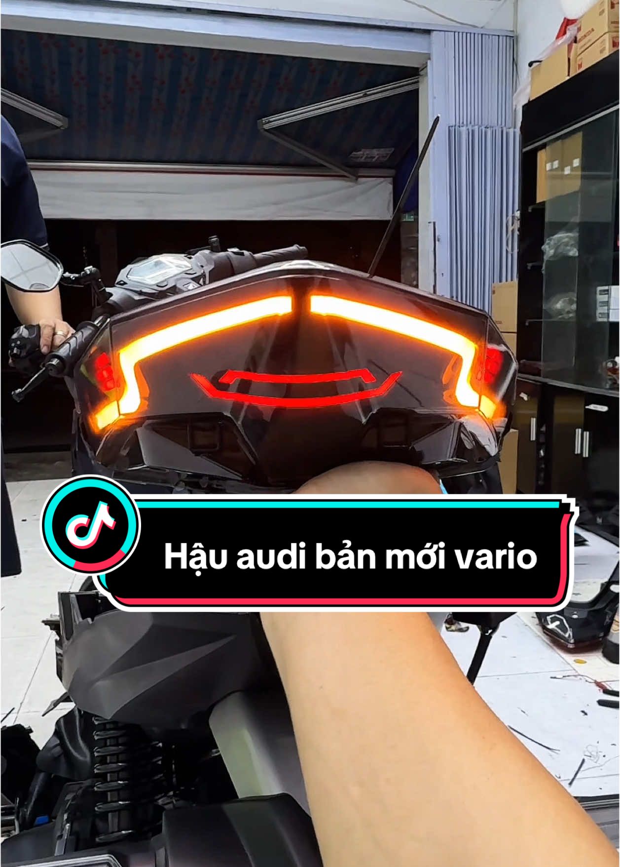 Hậu audi a7 mẫu mới cho ae vario #hmtproshop #xuhuong #vario #vario150 #vario125 