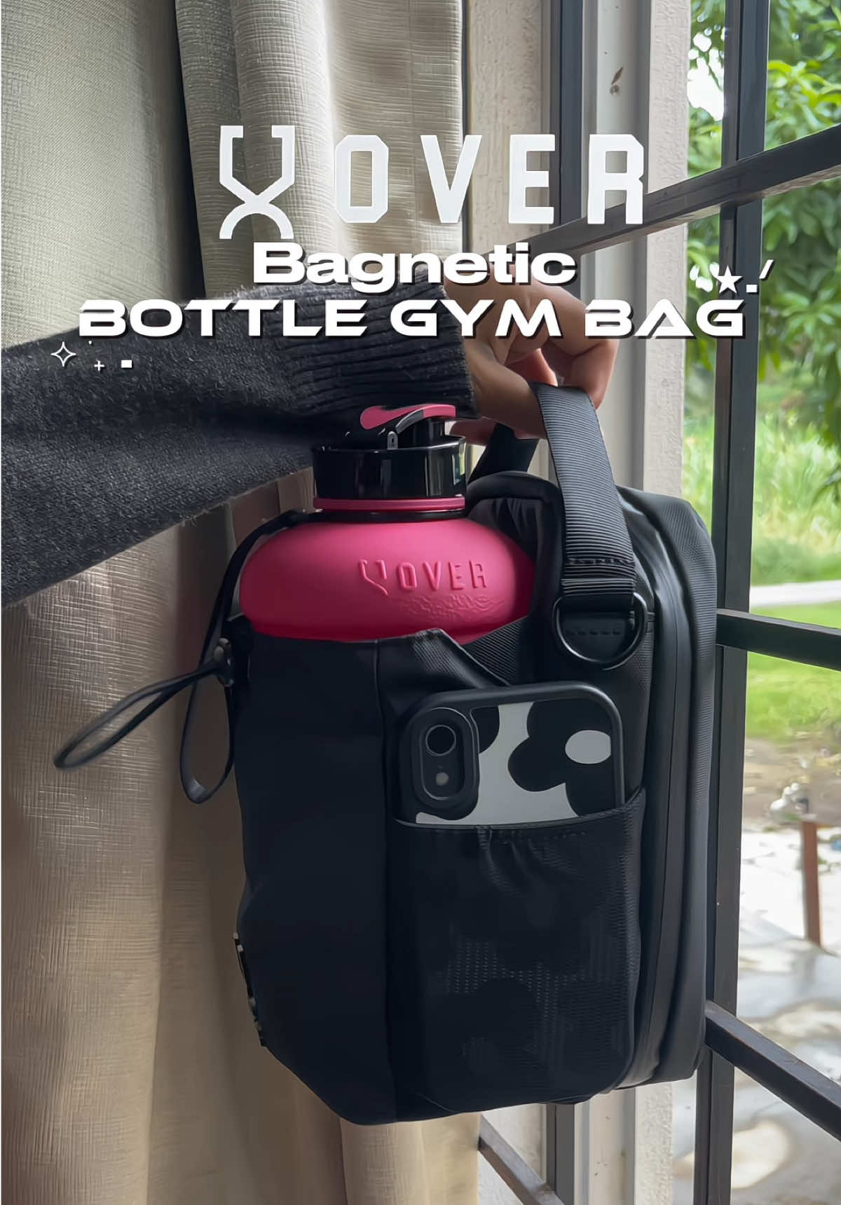 Perfect bag for gym day from @OVER! Have you heard about bagnetic? BAG+MAGNETIC ⛓️‍💥✨ You can hang it anywhere on a metal surface. Checkout year end sales from Over, now! 🛍️🤍 #bagnetic #gymbag #magneticbags #overofficial #overmalaysia #bagneticphoneholder #bagneticbag #bagforgym #bagphoneholder #bagbottle 