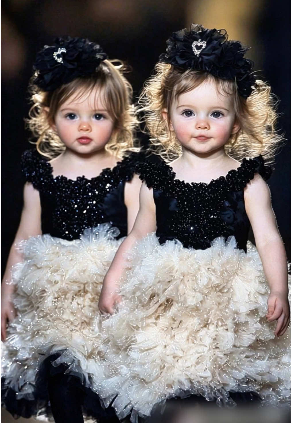 Cute Baby Fashion Show 🌷🥰 #baby #cutebaby #babyvideos #babydance #babyshorts #AI #Runway #fyp #viral #kawaii #BabyFashionShow #ForYou #bebe  