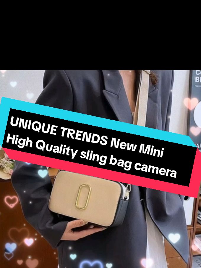 #UNIQUE TRENDS New Mini High Quality sling bag camera shoulder bag in fashion 