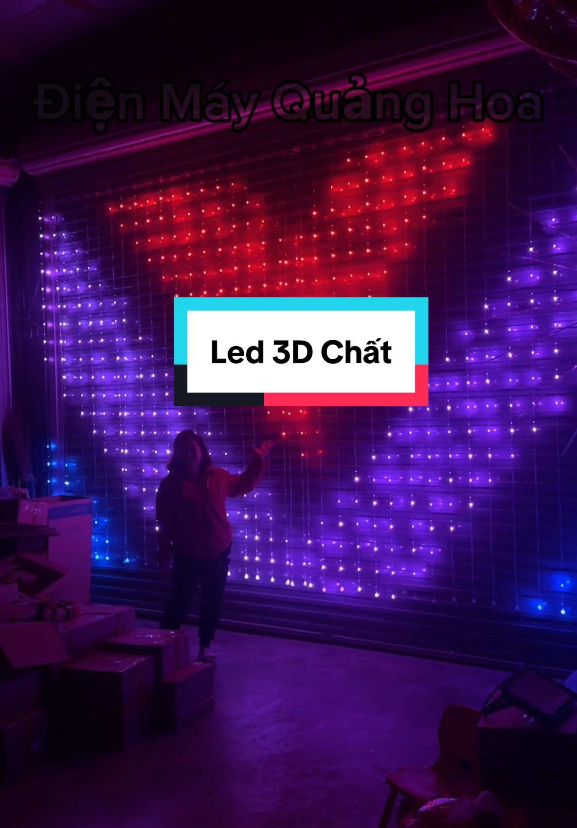 Led 3D Chất Chơi Đón Tết #xuhuong #ledtrangtri #denledrem #remled #dienmayquanghoa37 