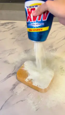 Not sure if i liked this combo but that ajax was strong 💙 #ajax #powder #asmr #cleaning #CleanTok 