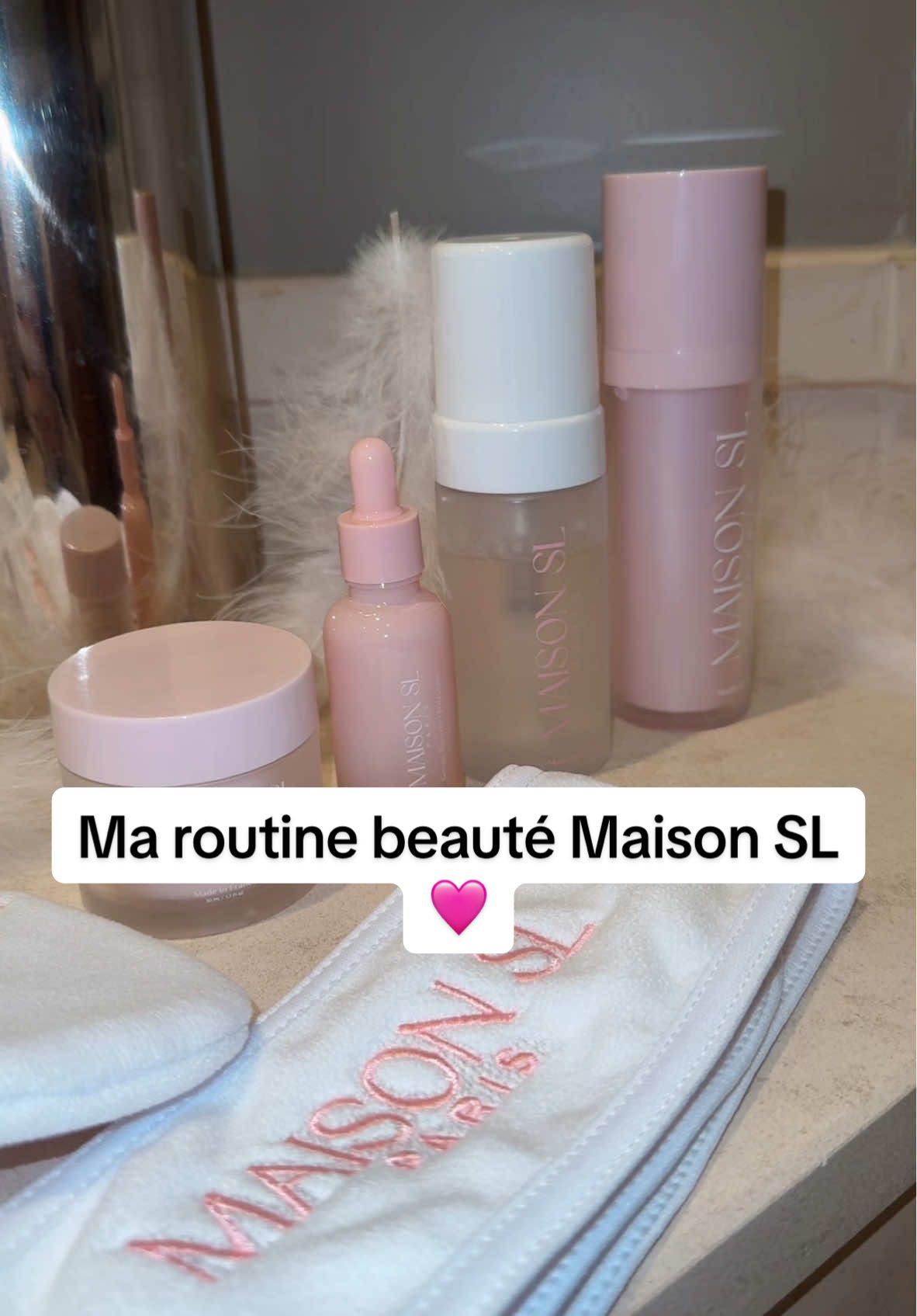 Ma routine beauté avec @Maisonslparis.off 🩷 -15% sur le site avec LEA15 le lien est dans ma bio 🥰 #routineskincare #skincare #jewishgirl #jewishtiktok #jewish #juif 