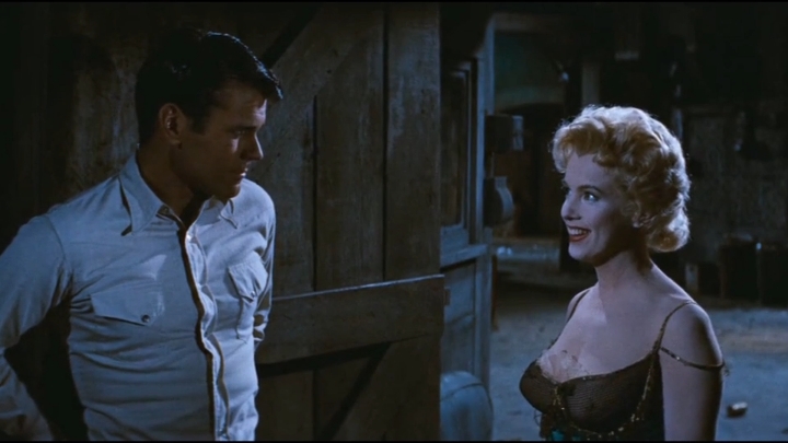 marilyn monroe as chérie in bus stop (1956) #marilynmonroe #oldhollywood #filmtok #vintagemovie #1950s #moviescene 