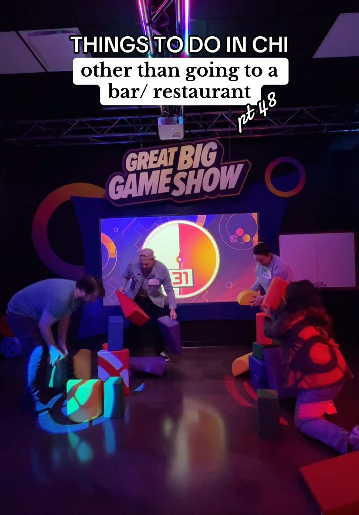 A new one-of-a-kind game show experience has come to Chicagoland! (ad) Use code KENNEDY20 for 20% off your visit to @Great Big Game Show in Oakbrook, Illinois! Book through the 🔗 on my page. #greatbiggameshow #gameon #oakbrookillinois #chicagoland #thingstodoinchicago #illinois 