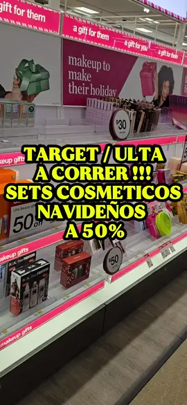 🎁🔥🚨🏃‍♀️ A correr a @target por los regalos 50% navideños  #target #targetdeals #ulta #ultabeautyattarget #beauty #regalosnavideños 