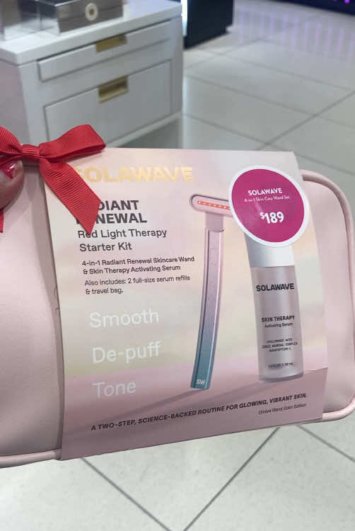 Nordstorm solawave gift set run #nordstromhaul #nordstromfinds #redlighttherapy #solawave@Solawave