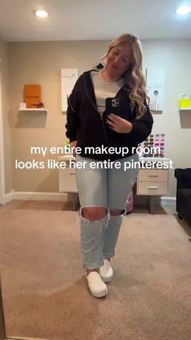 dont mind me obsessing over my makeup room 