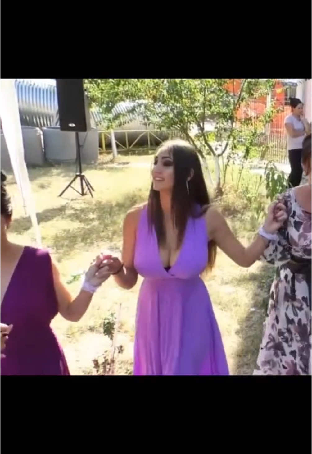 Purple dress dancer traditional dance at an outdoor wedding #weddingday #dancer #traditional #viral_video 