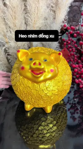 Ống tiết kiệm heo đồng xu..#xuhuong #heođấttiếtkiệm #Heođất 