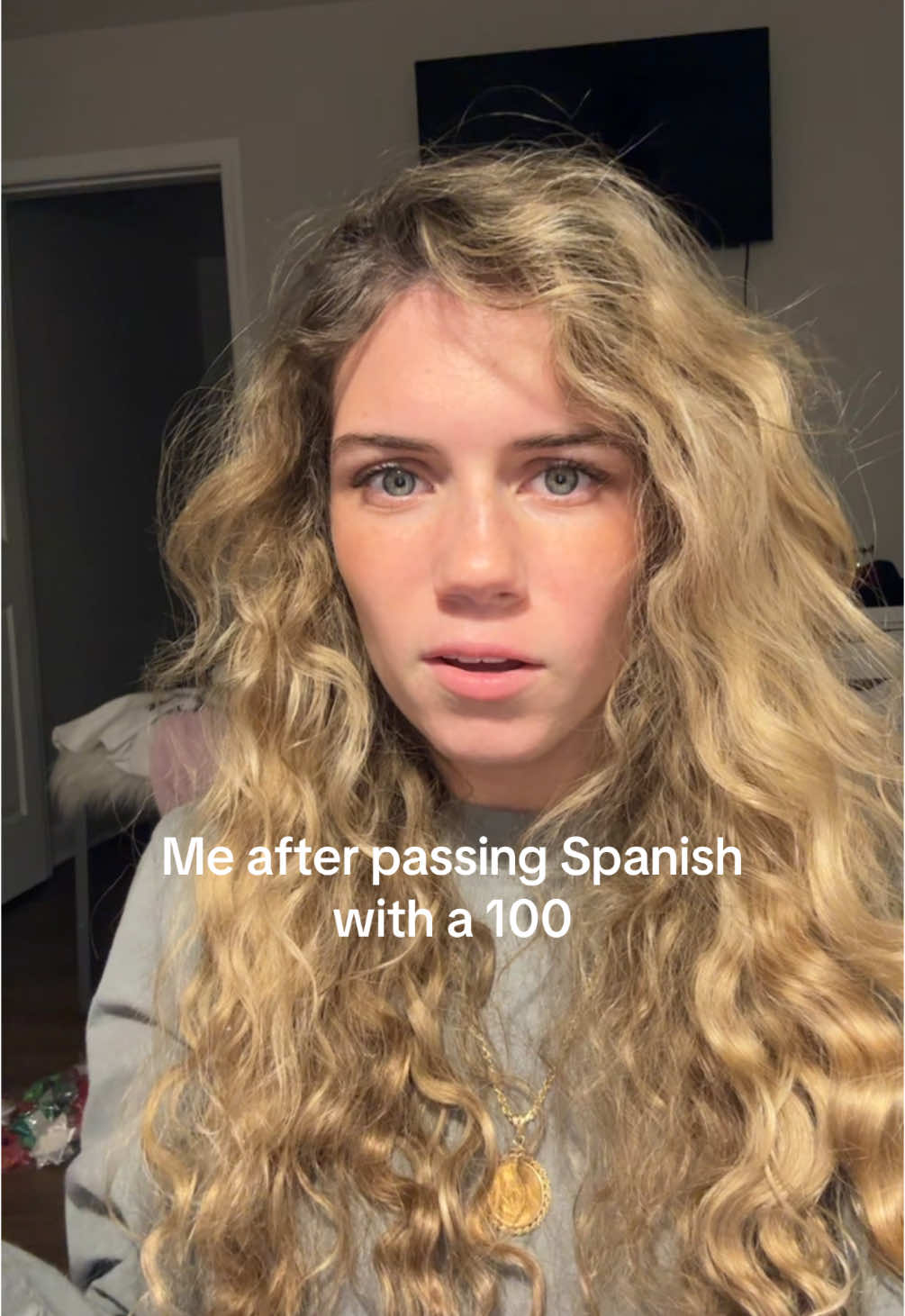Its actually such a fun class 😌 #spanish #bilingual #spanishspeaker #gringa #fyp #relatable 