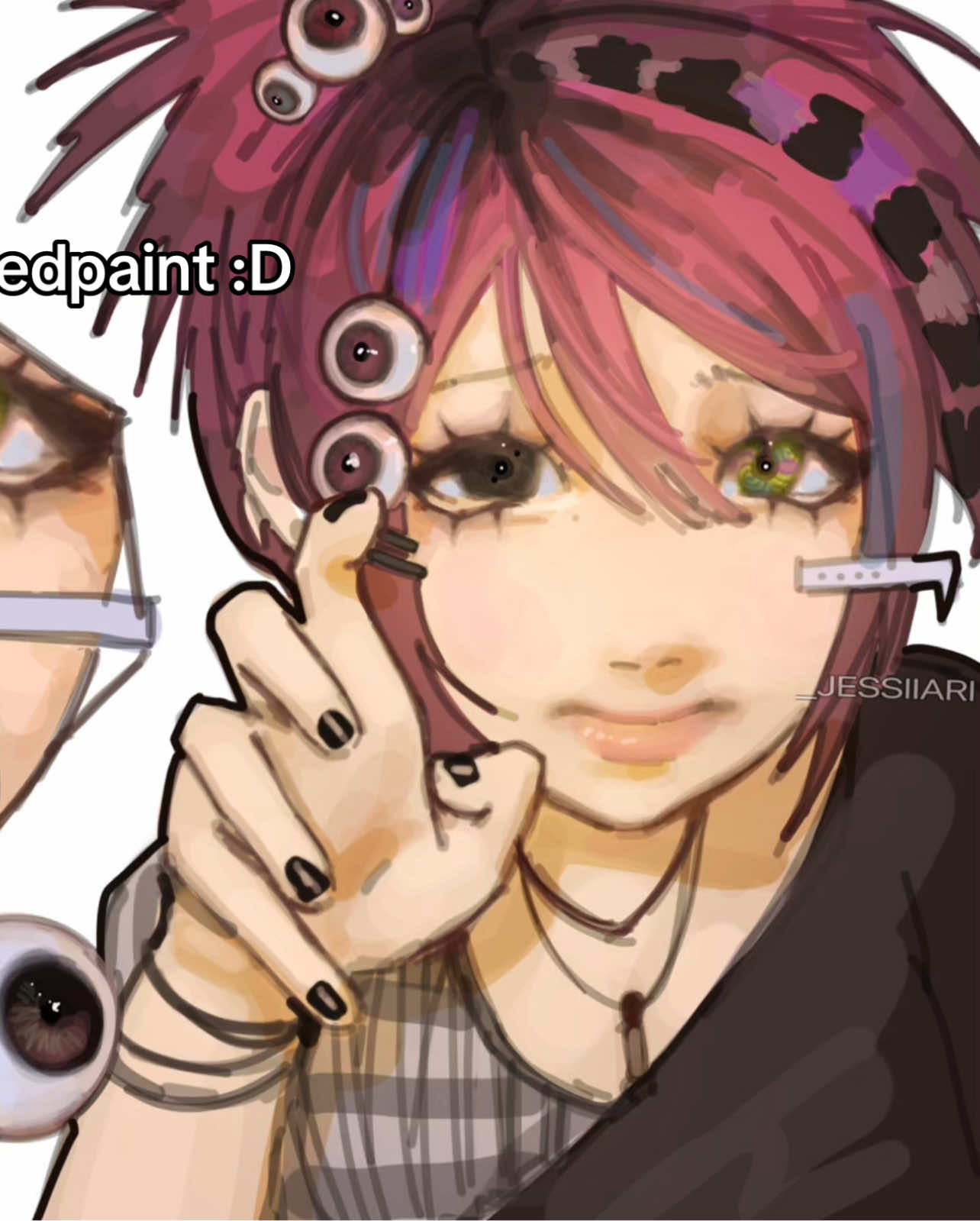 Oc speedpaint // #artistoftiktok #artist #digitalart #digitalartist #ibispaintx #fyp #foryoupage #arttok #oc #originalcharacter #ocart 