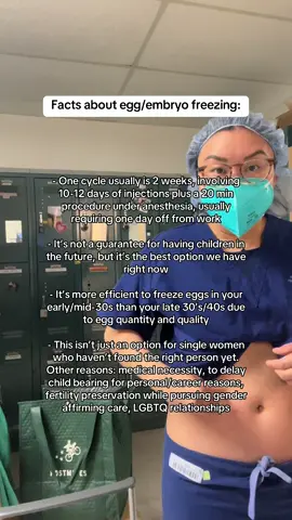 things everyone should know about fertility preservation ft. me giving myself my trigger shot during my egg freezing cycle when I was on call as a chief resident #ivf #eggfreezing #womeninmedicine #fertility 