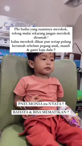 jangan sampe anak yang jadi korbannya 🫵😭 #pneumonia #broncopneumonia #anak #toddler 