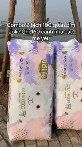 100 quần Bỉm Jolie chỉ 160 cành thôi trong tháng 12 nha các mẹ yêu#mẹvàbé #béyêu #bimsua #xuhuongtiktok 