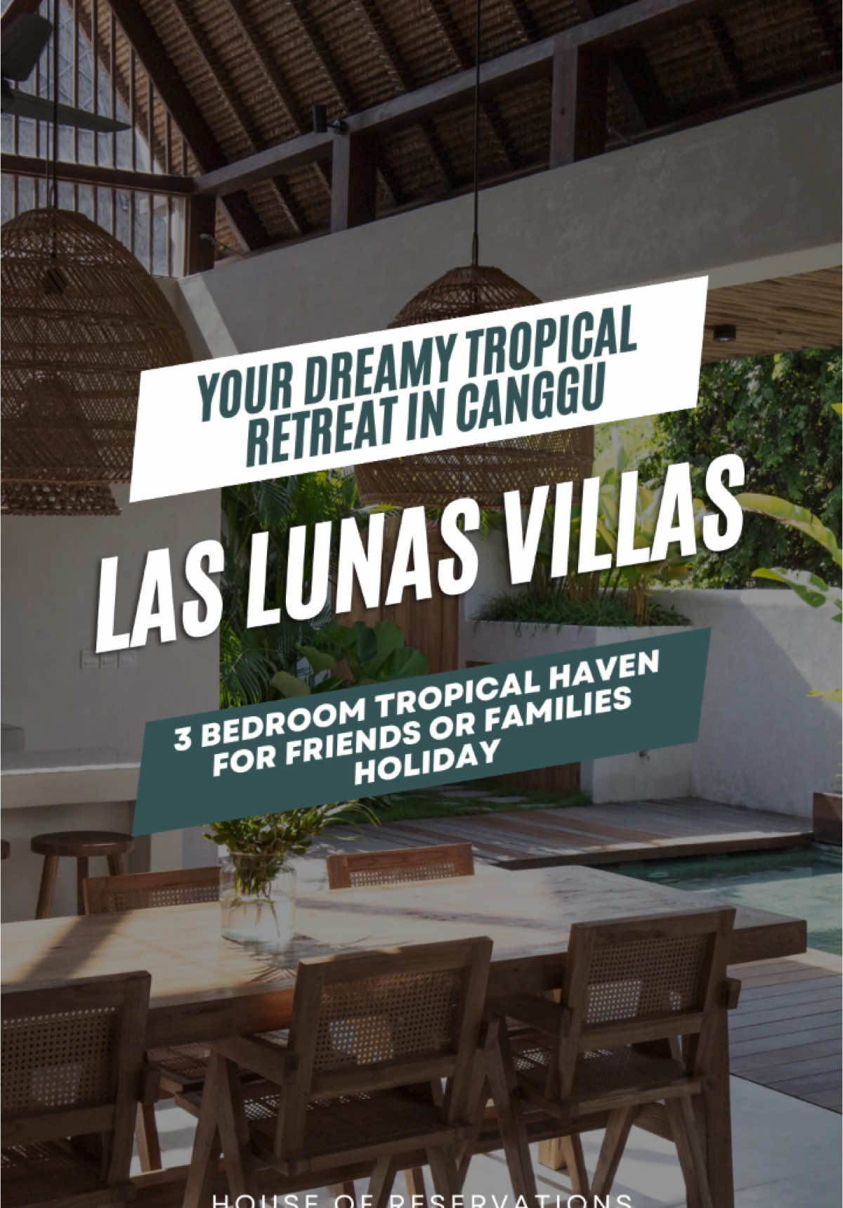 @laslunasvillas – where tropical vibes meet ultimate comfort! 🌴💫 Think: a stunning 3-bedroom oasis with fresh, airy spaces and semi-open living that screams vacay goals. Perfect for friends, families, or anyone ready to soak up Bali’s magic. 🏝️✨ And, You’re just a hop away from Canggu’s coolest restos and bars. 🍹🍴Your dream escape starts here – all that’s missing is you! 🌞  #fyp #beautifulvilla #villabaliholiday #villabaliholidays #balivillas #fypシ #foryourpage #rentalvillas #rentalvilla #balivillarental #designinterior #designexterior #beautifulhomes #tropicalhouse 
