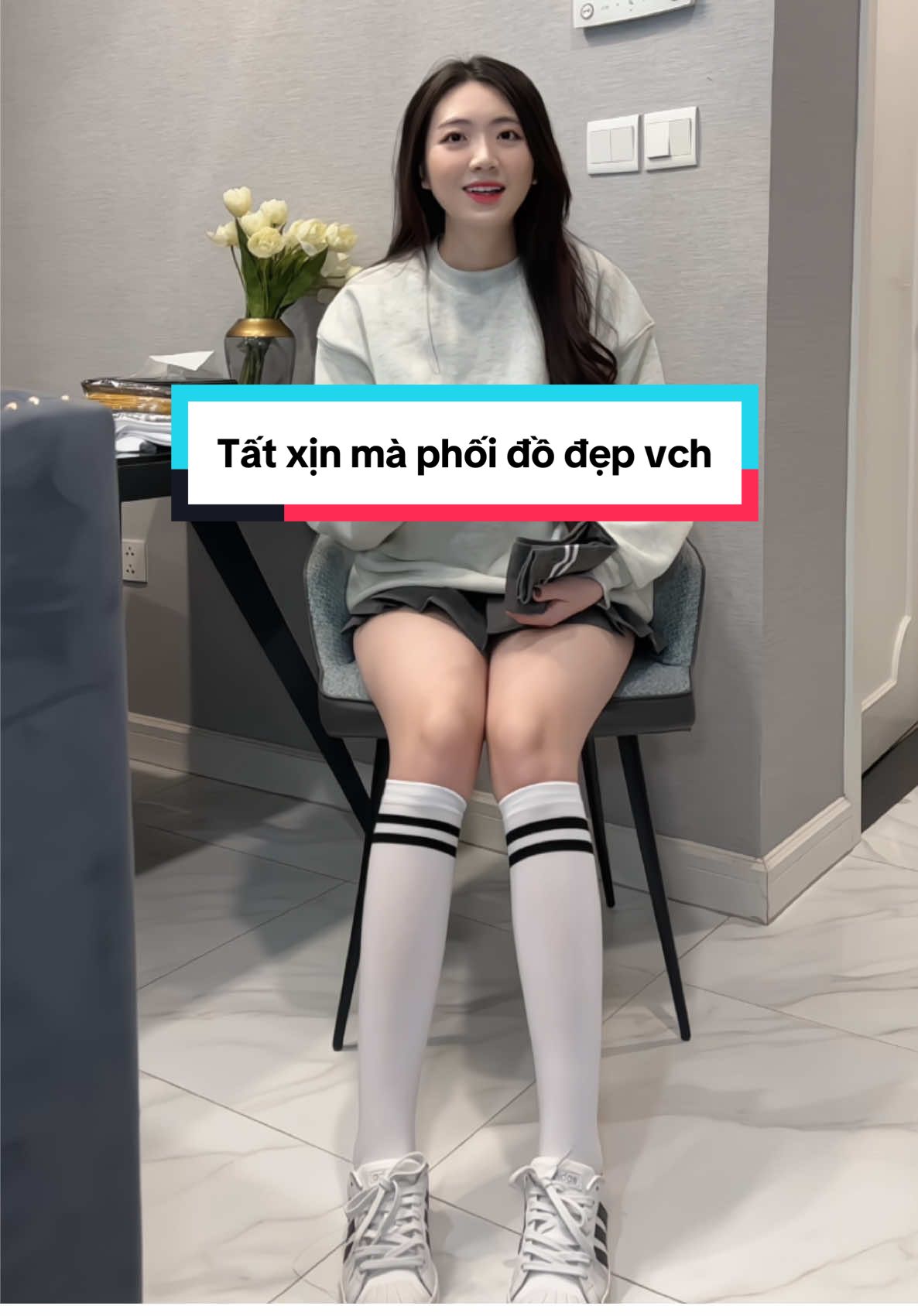 Có đôi tất vào phối đồ thấy có gu hẳn😆😆 #tatcaoco #tat 