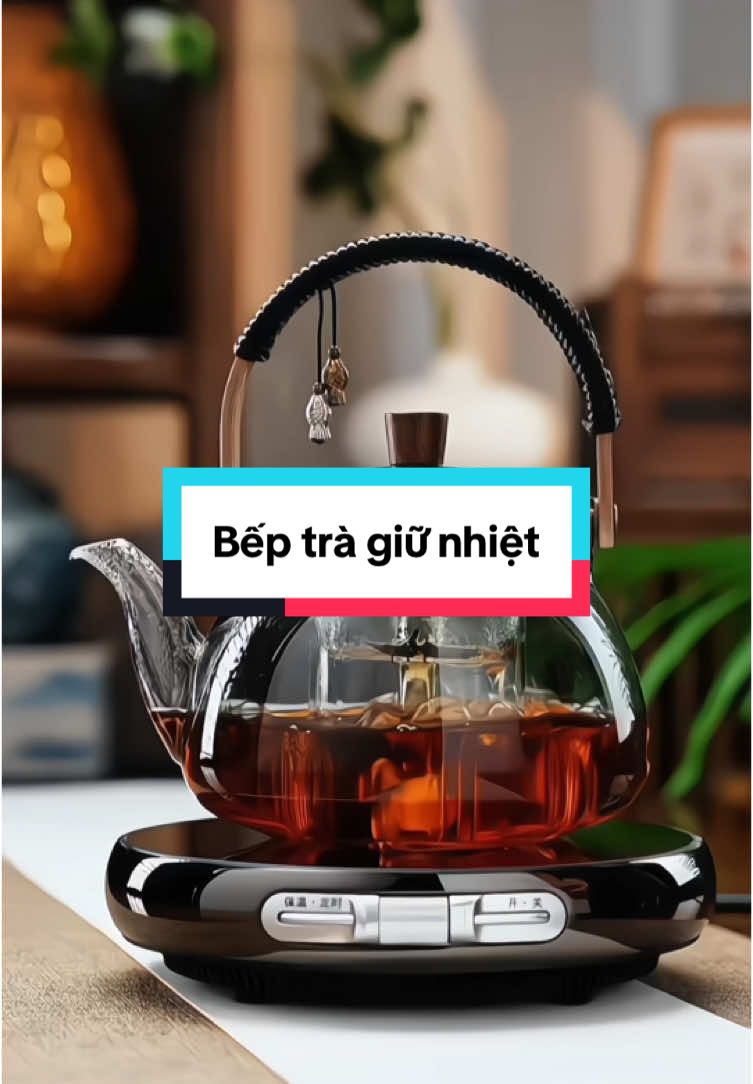 Bếp trà giữ nhiệt #giadung #giadungtienich #giadungthongminh #beptragiunhiet #binhtra #binhtrathuytinh 