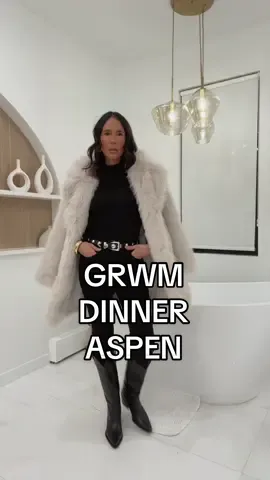 GRWM Dinner in Aspen 🖤 #aspen #khaitebennybelt #bottegaandiamo #outfitinspo #aspenoutfit #aspencolorado 